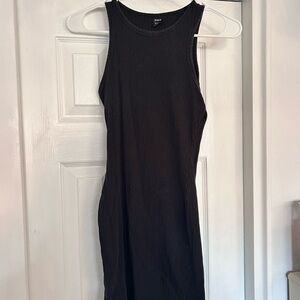 Black Sleeveless Mini Dress